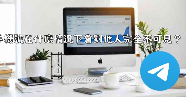 電報攻略，我的手機號在什麼情況下會對他人完全不可見？
