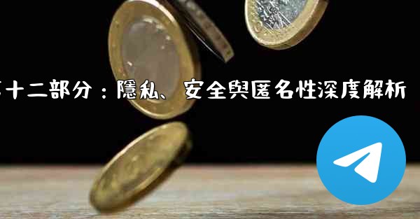 <b>電報-第十二部分：隱私、安全與匿名性深度解析</b>