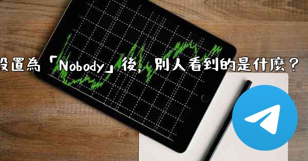 電報設置為「Nobody」後，別人看到的是什麼？