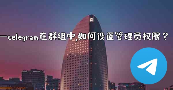 Telegram在群組中，如何設置管理員權限？—telegram在群组中,如何设置管理员权限？