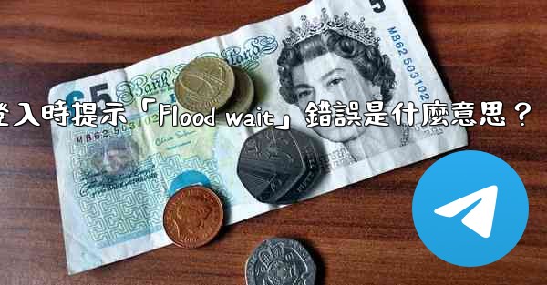 Telegram登入時提示「Flood wait」錯誤是什麼意思？