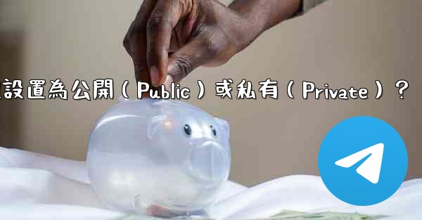 如何將Telegram群組設置為公開（Public）或私有（Private）？