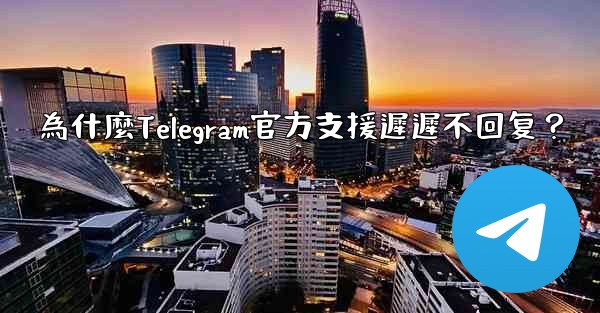為什麼Telegram官方支援遲遲不回复？