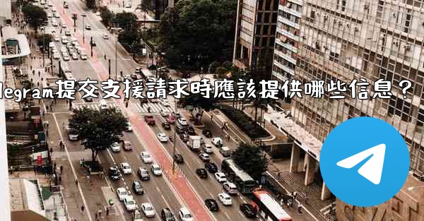 Telegram提交支援請求時應該提供哪些信息？